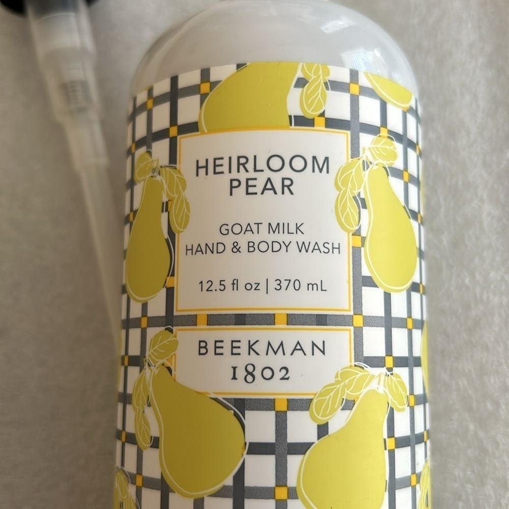 Beekman 1802 Goat Milk Hand & Body Wash HEIRLOOM PEAR - BRAND NEW - Picture 2 of 3